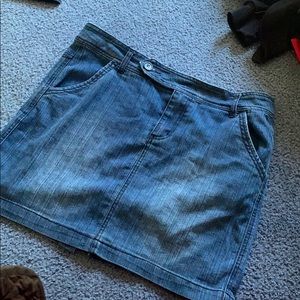 Blue epic- Jean skirt